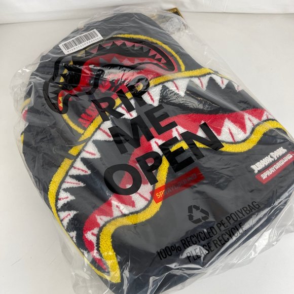 Sprayground Bags New Sprayground Jurassic Park Shark Backpack Poshmark